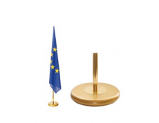 Egyágú zászlótalp arany, ECO
